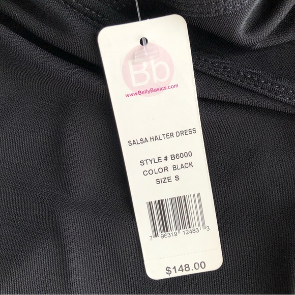 Belly Basics salsa halter wrap maternity dress size small - Picture 3 of 10